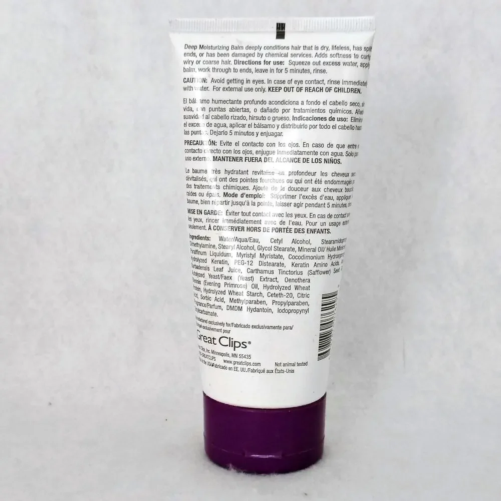 2 Great Clips Solutions Men Deep Moisturizing Balm Hair Beard Styling 6 oz. NEW